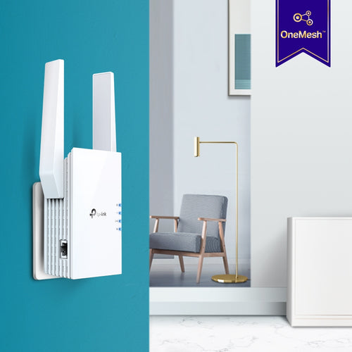 Tp-Link Ax1800 Wi-Fi 6 Range Extender, Easymesh, Gbe(1), Ant(2), 3Yr