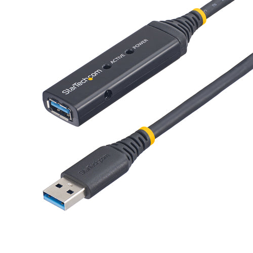 Startech 10M USB 3.0 A To A Extension Cable, M/F, Black, Led, Ltw