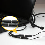 Startech 3.5Mm Stereo Splitter Cable, 4-Position To 2X 3-Position, M/F, Ltw
