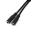 Startech 3.5Mm Stereo Splitter Cable, 4-Position To 2X 3-Position, M/F, Ltw