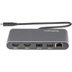 Startech T/Bolt3 4K Mini Dock, Dual Display, Hdmi(2), Usb(2), Rj45, 3Yr