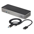Startech Usb-C(Tb3), Usb-A Hybrid 4K Dock, Triple Displ,Hdmi(3),Dp(3),Usb(4),85W,Ac,3Y