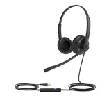 Yealink Wired (Uh34) Ms Dual Headset,Noise Cancelling Microphone,Usb-A