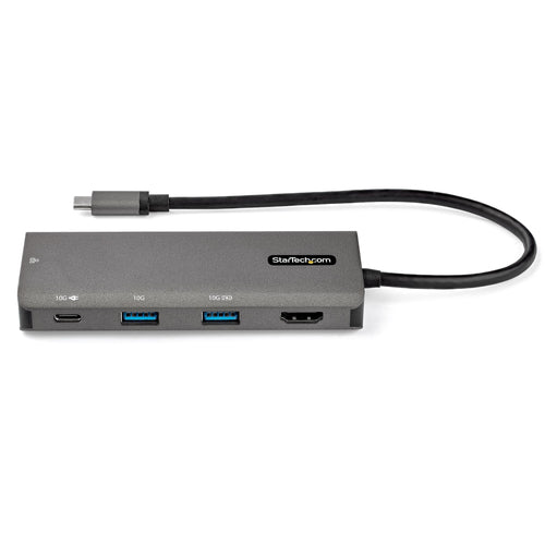 Startech Usb-C Multiport Adapter, 4K, Hdmi, Usb(2), Gbe, Single Display, 85W Pd, 3Yr