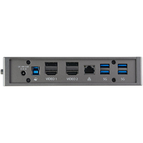 Startech Usb-C Usb-A Hybrid 4K Dock, Dual Display, Hdmi(2),Dp(2),Usb(6), No Pd, 3Yr