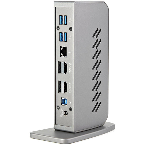 Startech Usb-C Usb-A Hybrid 4K Dock, Dual Display, Hdmi(2),Dp(2),Usb(6), No Pd, 3Yr