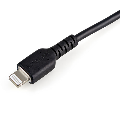 Startech 0.3M Usb-A To Lightning Cable, Rugged, Black, 2Yr
