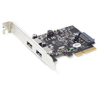 StarTech 2 Port USB Pcie Card 10Gbps/Port, USB 3.2/3.1 Gen 2 Type-A Ltw