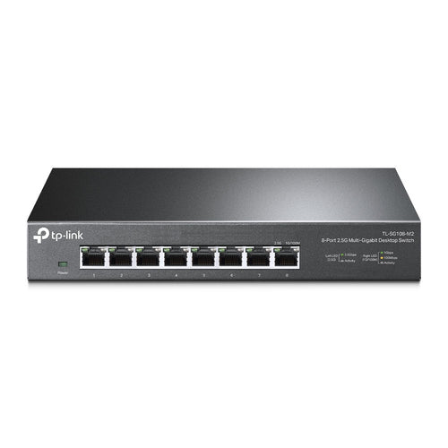 Tp-Link 8-Port Unmanaged 2.5G Switch, Metal Case, 5Yr