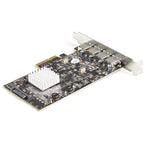Startech 4 Port USB Pcie Card - 10Gbps Usb-A 3.1 Gen 2 - Dual Chip Card Ltw