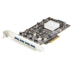 StarTech 4 Port USB Pcie Card, 10Gbps USB-A 3.1 Gen 2, Dual Chip Card Ltw