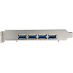 Startech 4 Port USB Pcie Card - 10Gbps Usb-A 3.1 Gen 2 - Dual Chip Card Ltw