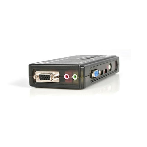 Startech 4 Port USB VGA Kvm Switch Kit With Cables/Audio - Desktop Kvm 2Yr
