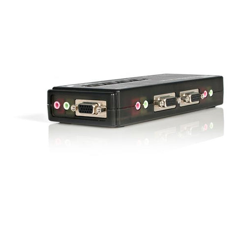 Startech 4 Port USB VGA Kvm Switch Kit With Cables/Audio - Desktop Kvm 2Yr