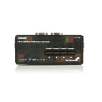 StarTech 4 Port USB VGA KVM Switch Kit With Cables/Audio, Desktop KVM 2Yr
