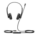 Yealink Wired (Uh34) Ms Dual Headset,Noise Cancelling Microphone,Usb-A