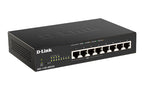 D-Link 8-Port Gigabit Smart Managed Switch With 4 Poe+ Ports (80W)