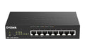 D-Link 8-Port Gigabit Smart Managed Switch With 4 Poe+ Ports (80W)