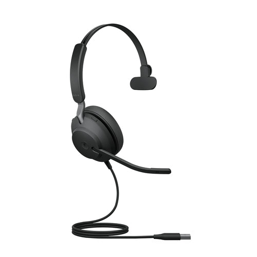 Jabra Corded Evolve2 40 Se Ms Mono Headset, Usb-A