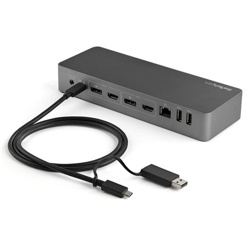 Startech 0.9M Hybrid Usb-C To Usb-C Cable W/ USB 3.0-A Adapter, Supports 100W Pd, 2Yr