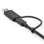 Startech 0.9M Hybrid Usb-C To Usb-C Cable W/ USB 3.0-A Adapter, Supports 100W Pd, 2Yr