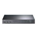 TP-Link 8-Port Unmanaged Switch, PoE+(8), GbE(2), SFP(1), 124W, Metal Case