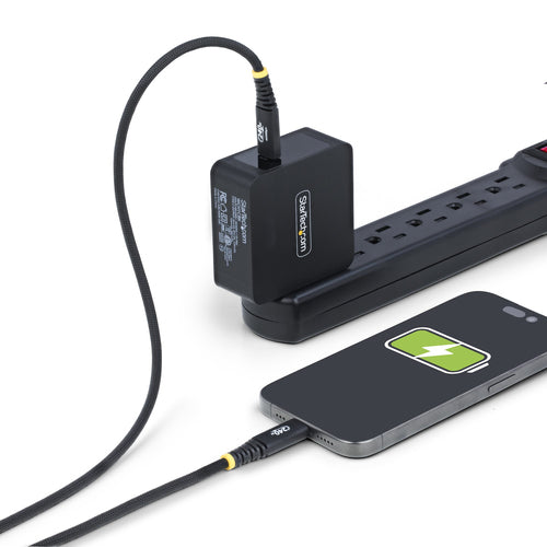 Startech 1M Usb-C Charging Cable, 240W, Silicone Jacket W/Braid, Ltw