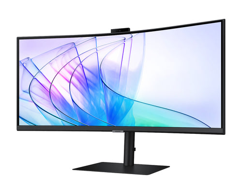 Samsung 34" Curve (21:9) Wqhd Va Monitor, Dp, Hdmi, Usb-C, Usb(2), Lan, Kvm, Webcam, 3Yr