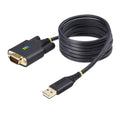 Startech 6.6Ft (2M) USB To Serial Adapter Cable, Com Retention, Interchangeable Screws/Nut