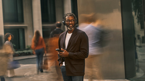 Jabra Wireless Evolve3 75 Uc Stereo Bluetooth Anc Headset, Link390C Bt, Usb-C, Black