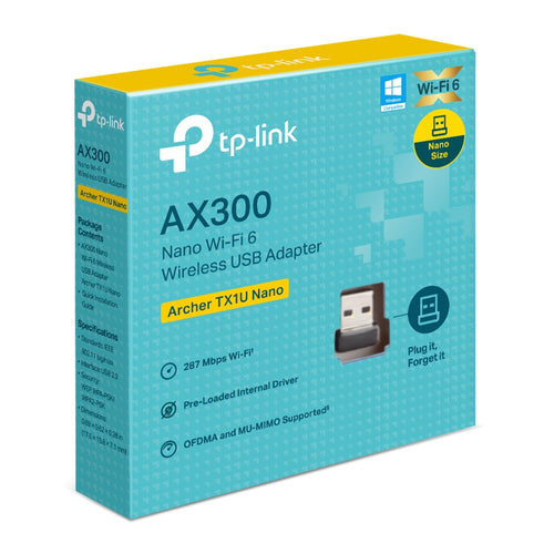 Tp-Link Archer Ax300 Wi-Fi 6 USB Adapter, 3Yr
