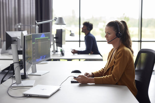 HP Poly Encorepro Ep525 Ms Stereo Corded Headset, Usb-A & C