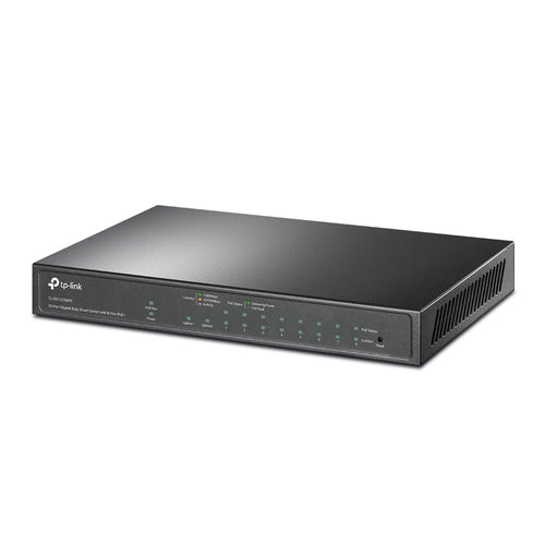 Tp-Link 10-Port Easy Smart Gigabit Switch, Poe+(8), Sfp (1) 123W, Metal Case, 5Yr