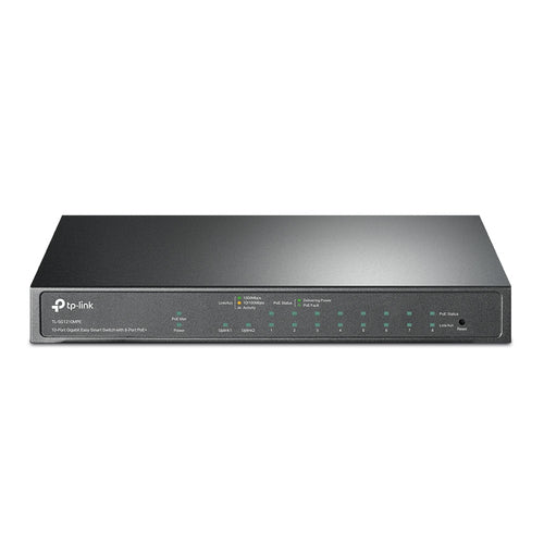 Tp-Link 10-Port Easy Smart Gigabit Switch, Poe+(8), Sfp (1) 123W, Metal Case, 5Yr