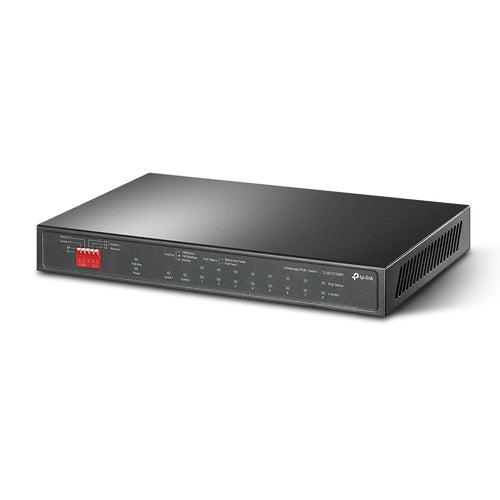 Tp-Link 10-Port Unmanaged Gigabit Switch, Poe+(8), Sfp(1), 123W, Metal Case, 5Yr