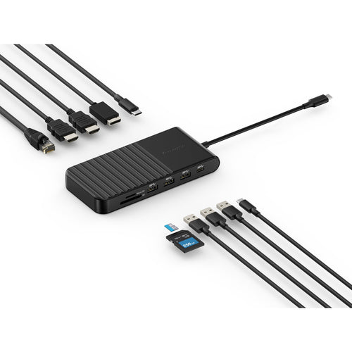 Kensington Uh1510P Usb-C Mobile Dock Dual 4K, Hdmi(2), Dp, Usb-A(3), Usb-C(85W), 3Yr