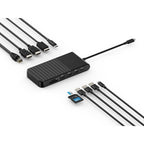 Kensington Uh1510P Usb-C Mobile Dock Dual 4K, Hdmi(2), Dp, Usb-A(3), Usb-C(85W), 3Yr