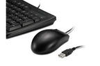 Kensinhton Pro Fit Washable Keyboard & Mouse Set - Wired, 3Yrs