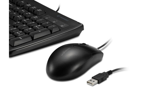 Kensinhton Pro Fit Washable Keyboard & Mouse Set - Wired, 3Yrs