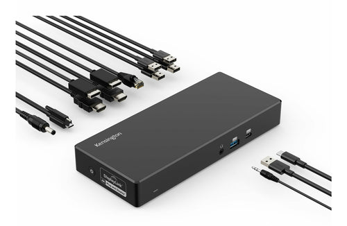 Kensington Sd4781P Usb-C/ Usb-A Dual 4K Dock, Hdmi(2), Dp(2), Usba(5), Usb-C, 100W, 3Yr