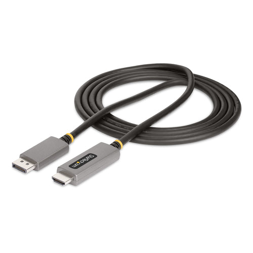 Startech 2M Dp To HDMI Adapter Cable, 8K 60Hz, 4K 144Hz, Hdr10, Dp 1.4 To HDMI 2.1 Avc, Dp