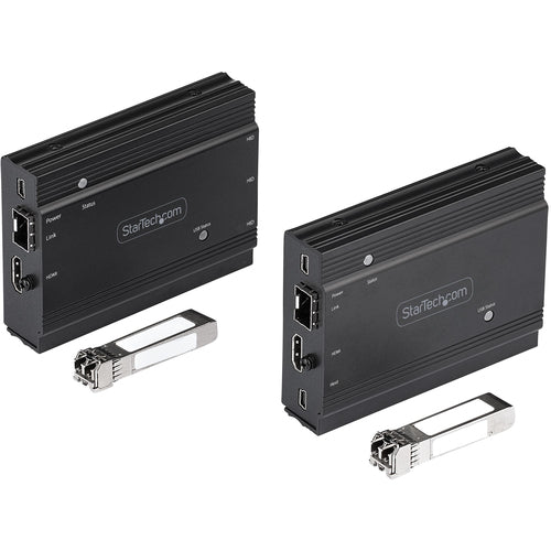 Startech HDMI Kvm Extender Over Fiber, 4K HDMI & USB Remote Kvm Switch, 2Yr