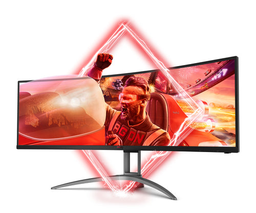 Agon 49" (16:9) Curve 5K Led, 1Ms, 165Hz, Hdmi(2), Dp, Usb-C, Spkr, H/Adj, 3Yr
