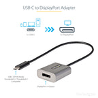Startech USB C To Displayport Adapter - 8K/4K 60Hz Usb-C To Displayport 1.4 Adapter Dongle