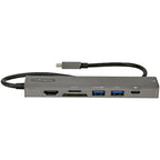 Startech Usb-C Multiport Adapter - Hdmi, Gbe, Sd, Micro Sd, Usb-C, Usb(2), 88W, 3Yr