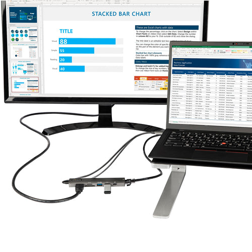 Startech Usb-C Multiport Adapter - Hdmi, Gbe, Sd, Micro Sd, Usb-C, Usb(2), 88W, 3Yr
