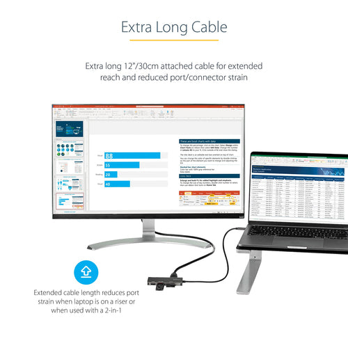 Startech Usb-C Multiport Adapter, 4K Hdmi, Pd, Sd, Usb, 3Yr