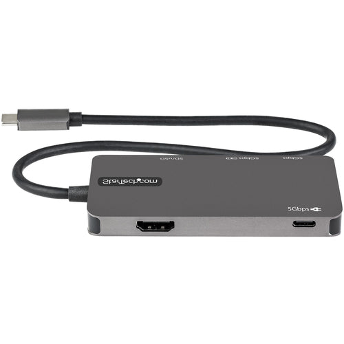 Startech Usb-C Multiport Adapter, 4K Hdmi, Pd, Sd, Usb, 3Yr
