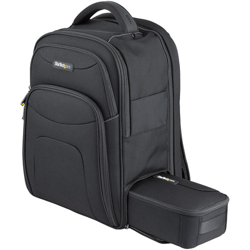 Startech 15.6" Laptop Backpack, Removable Accessory Case, Black, Ltw