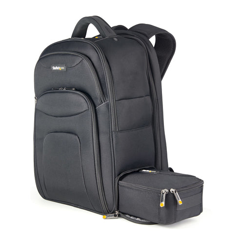 Startech 17.3" Laptop Backpack, Removable Accessory Case, Black, Ltw